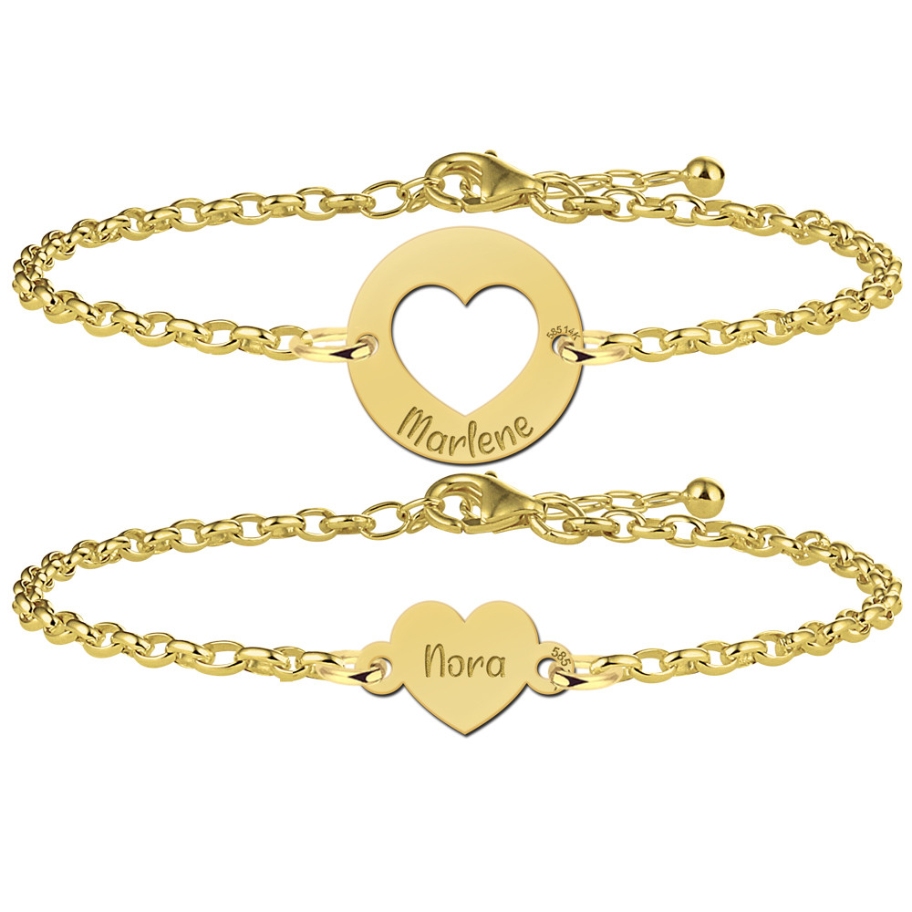shapes-lines-mj016159-14-karaat-gouden-hartjes-schakelarmband-set-met-hanger