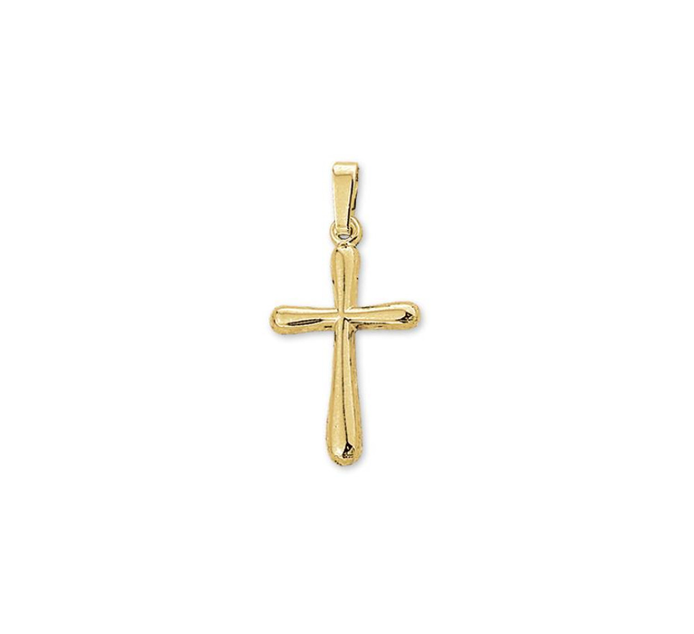 14-karaat-gouden-glanzende-hanger-met-kruis-van-22-mm-x-13-mm