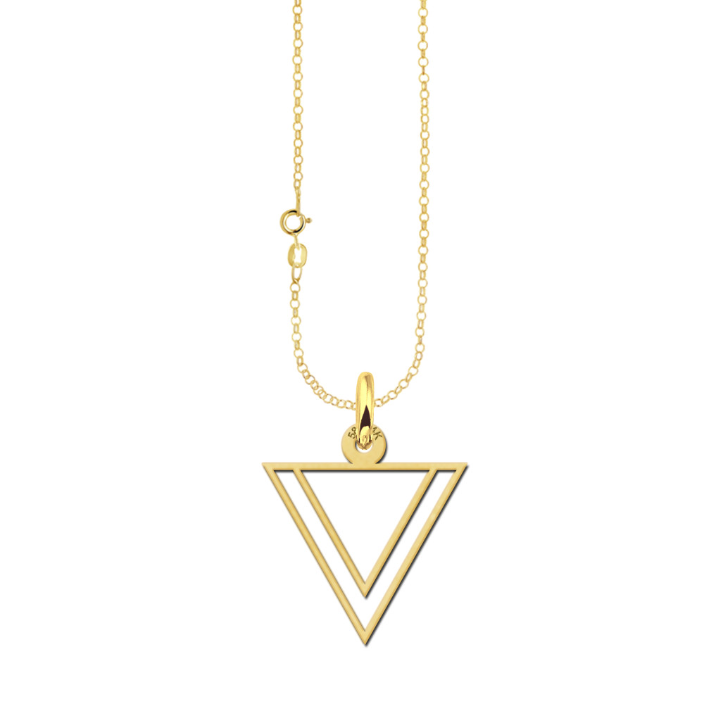 driehoekige-ketting-met-gouden-hanger-lengte-verstelbaar-45-50-cm