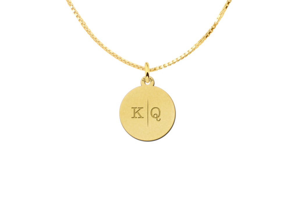 names4ever-14-karaat-gouden-hanger-met-twee-letters-diameter-15-mm