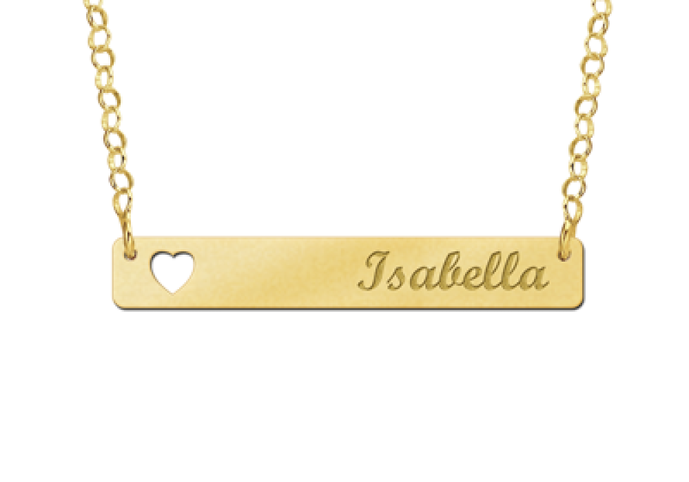 names4ever-bar-kettingen-gnkb004-hartjesketting-met-gouden-hanger-lengte-42-cm