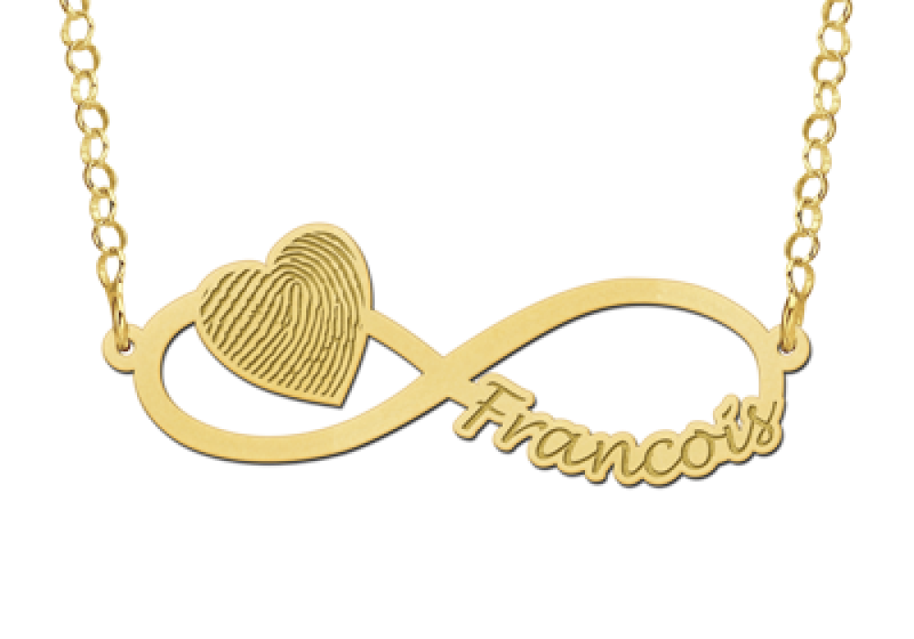 names4ever-gouden-infinity-ketting-met-hartje-vingerafdruk-en-naam-lengte-45-cm