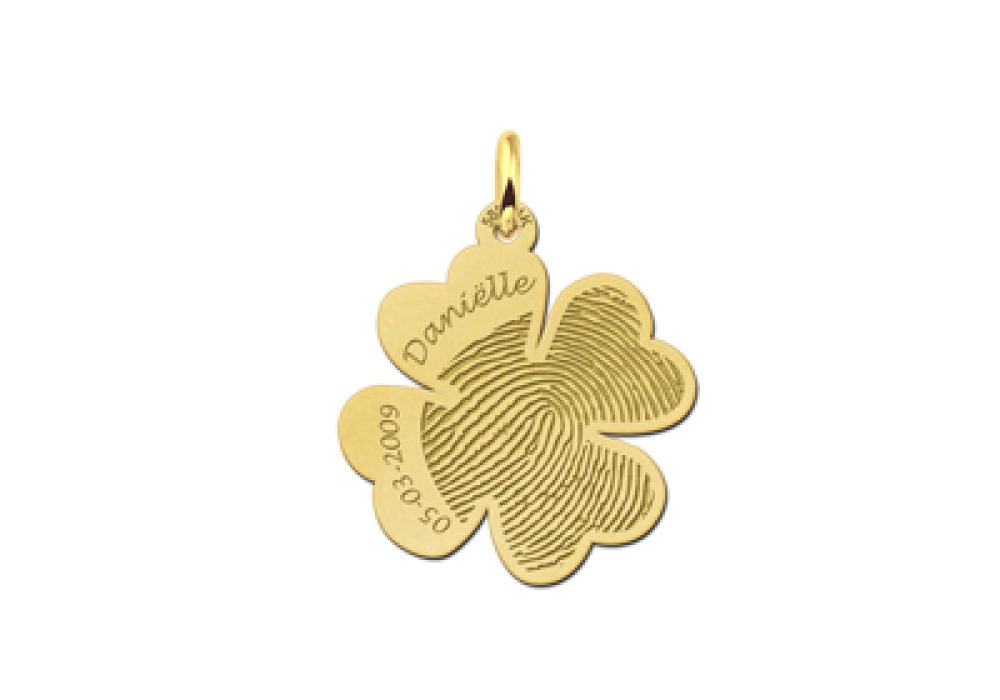 names4ever-gouden-klavertje-vier-hanger-met-vingerafdruk-en-tekst-21-mm-x-22-mm