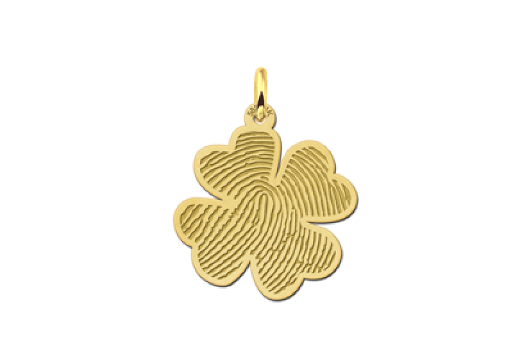 names4ever-klavertje-vier-hanger-van-goud-met-vingerafdruk-21-mm-x-22-mm