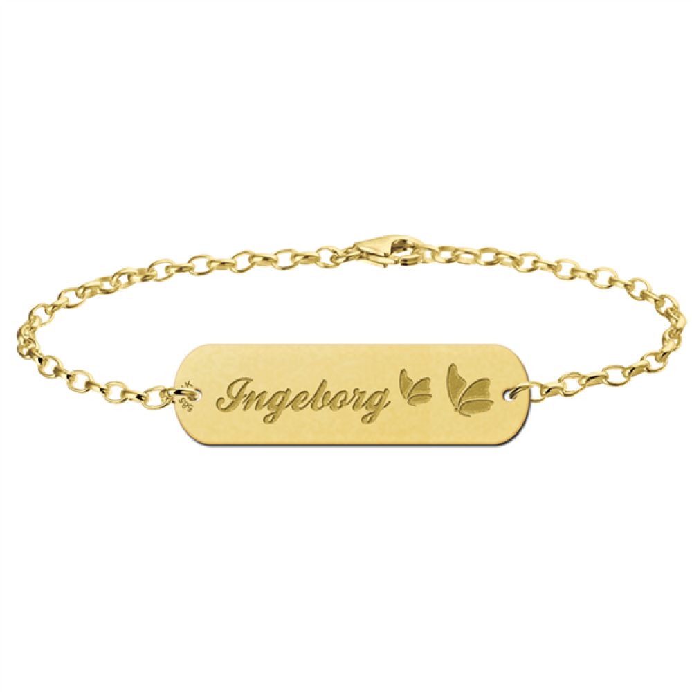 names4ever-mj016205-14-karaat-gouden-graveerbare-schakelarmband-met-vlinderontwerp