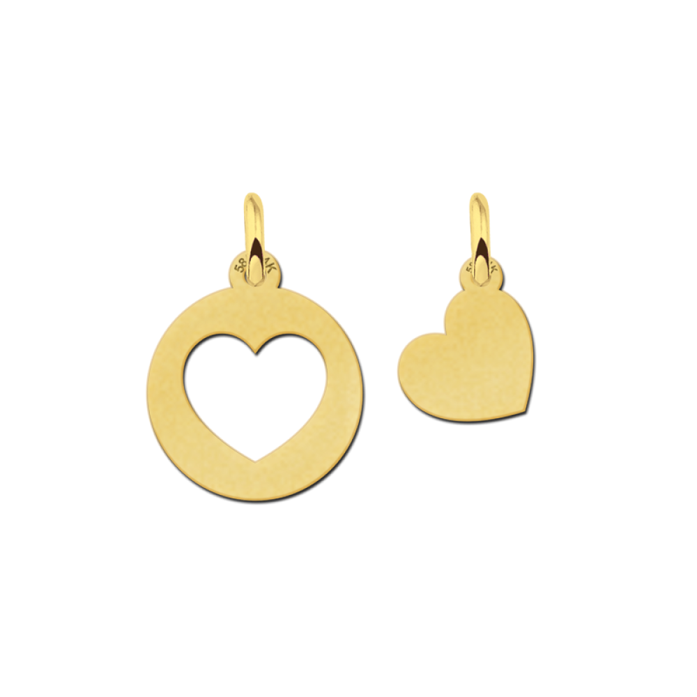 twee-gouden-hartjes-hangers-voor-moeder-en-dochter