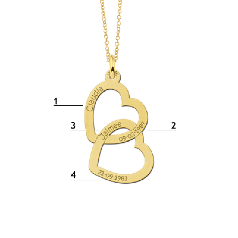 names4ever-hartjes-ketting-gfh07-gouden-collier-graveerbaar-lengte-verstelbaar-45-50-cm