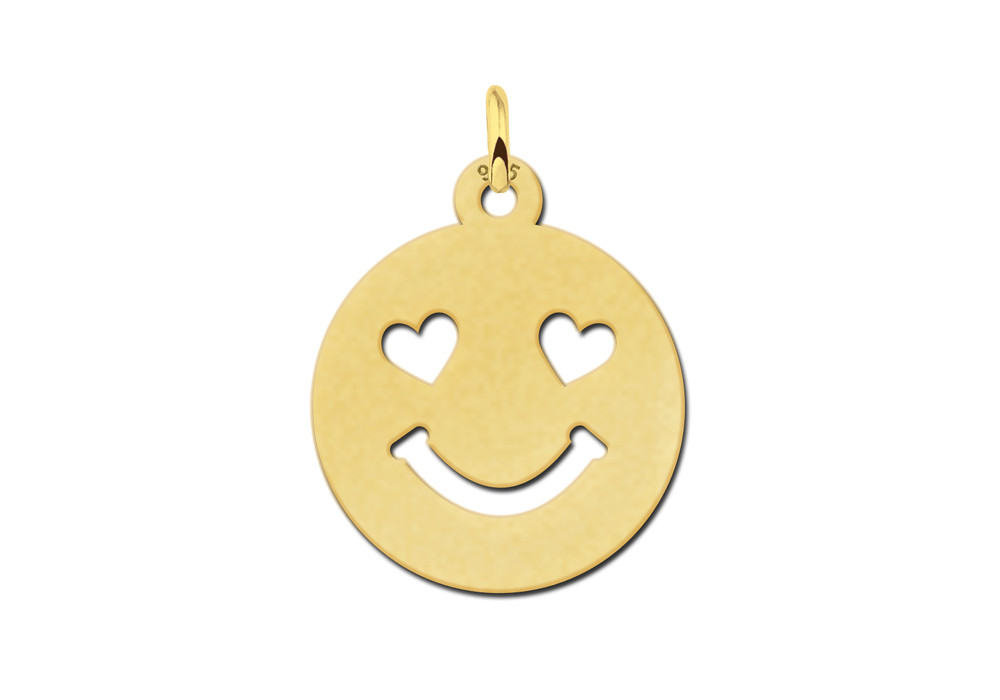 gouden-smiley-hanger-met-hartjes-ogen-18-mm-x-15-mm