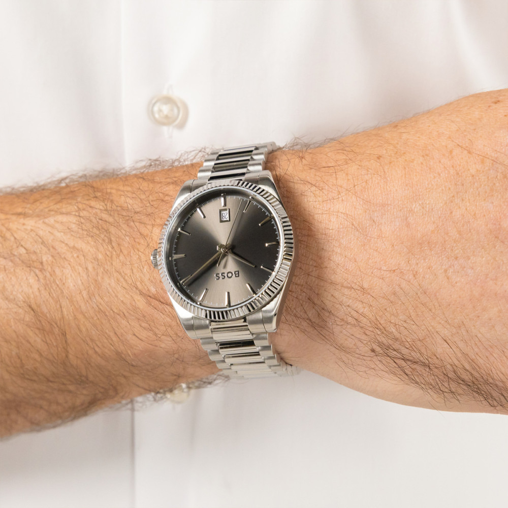 boss-cheswick-hb1514310-herenhorloge-staal-zilverkleurig-met-grijze-wijzerplaat-o-40-mm
