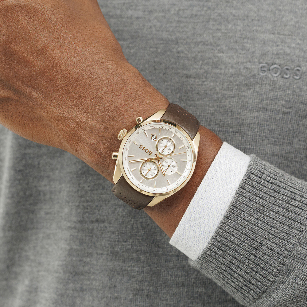 boss-grand-prix-hb1514225-chronograaf-herenhorloge-met-bruine-leren-band