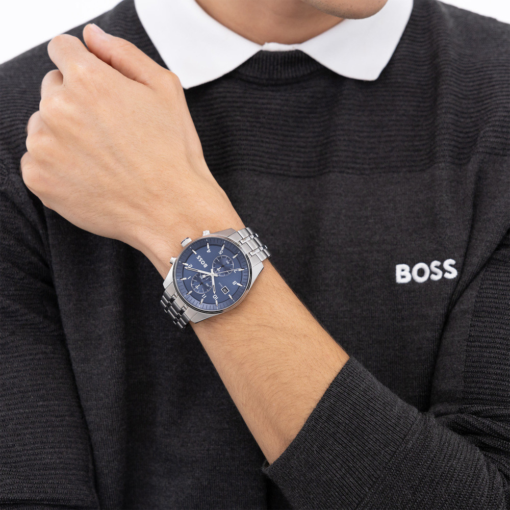 boss-skytraveller-hb1514216-herenhorloge-zilverkleurig-en-blauw-met-chronograaf