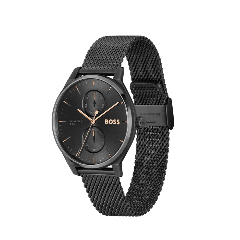 boss-tyler-hb1514105-stijlvol-herenhorloge-met-zwarte-milanese-band-diameter-43-mm