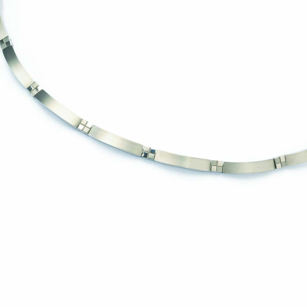 boccia-titanium-0831-01-schakelketting-met-strakke-titanium-staafjes-lengte-45-cm