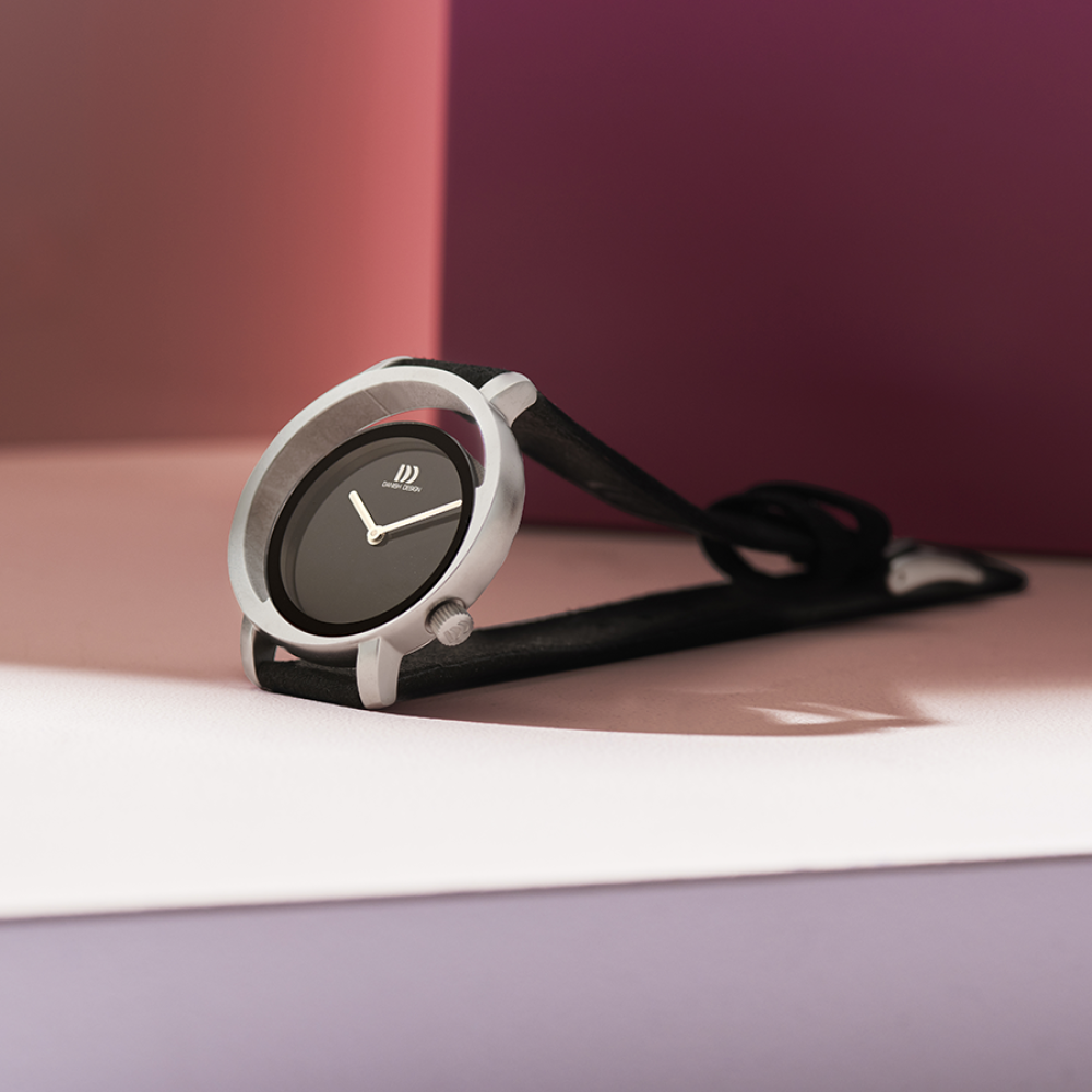 danish-design-pico-iv13q1271-dameshorloge-vegan-staal-leer-zilverkleurig-zwart