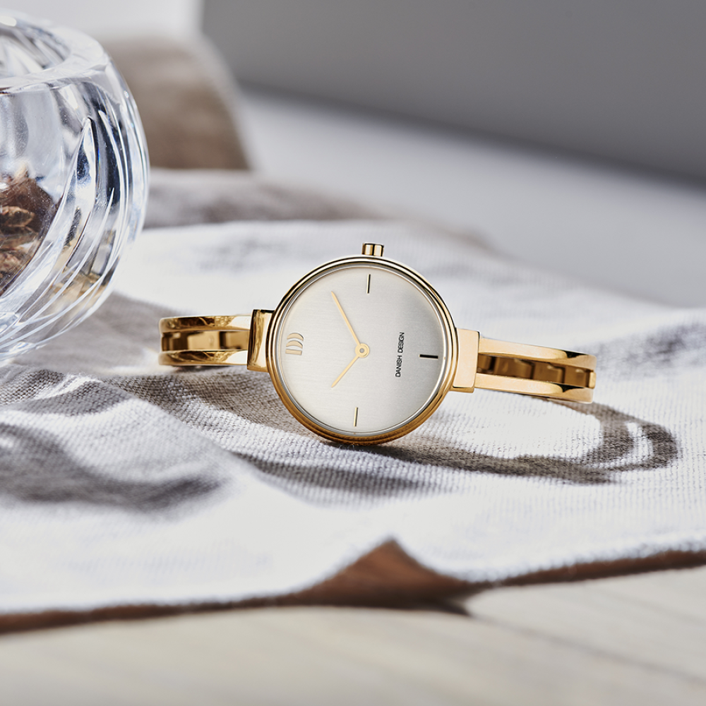 Danish Design Pure Barbara IV05Q1265 Goudkleurig dameshorloge Ø