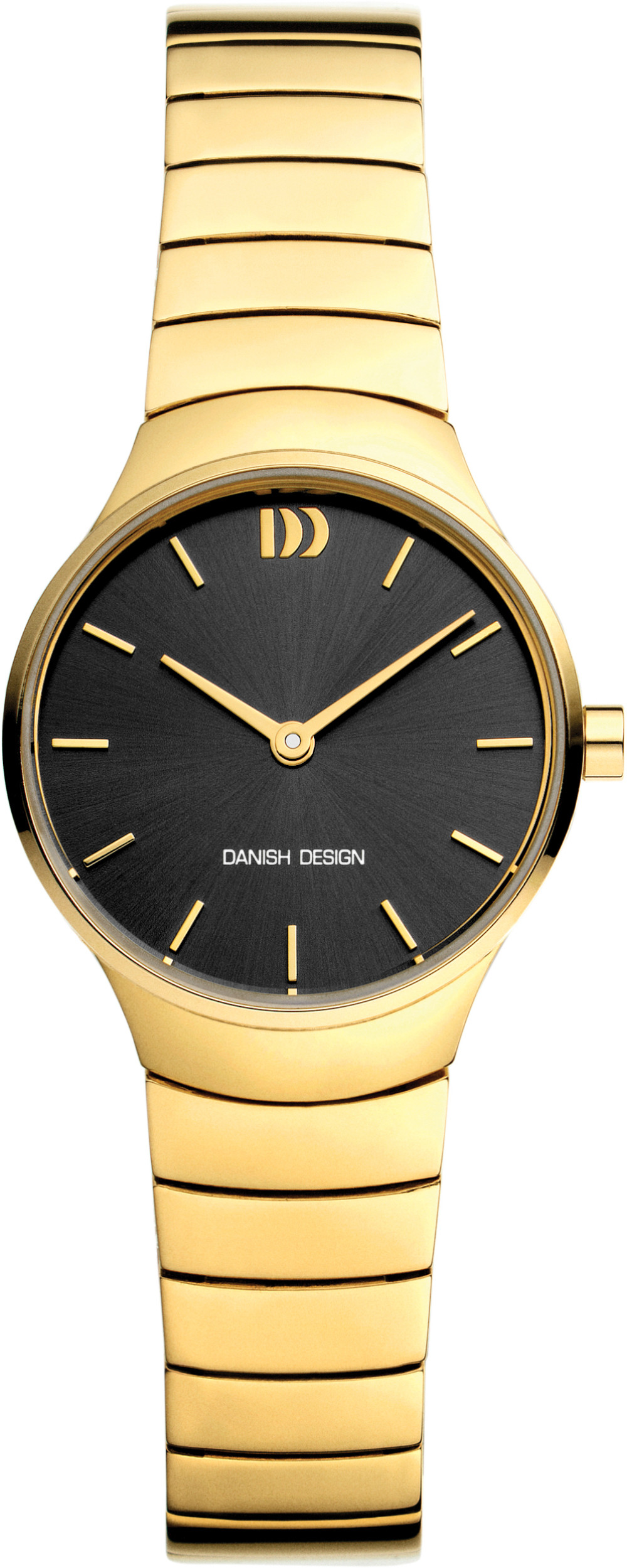 danish-design-pure-jolie-iv66q1293-dameshorloge-staal-goudkleurig-zwart-o-26-mm