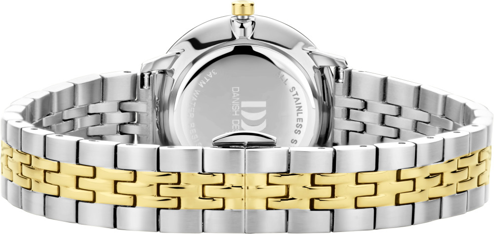 danish-design-pure-lana-two-tone-choco-link-iv93q1294-dameshorloge-staal-bicolor-bruin-30-mm