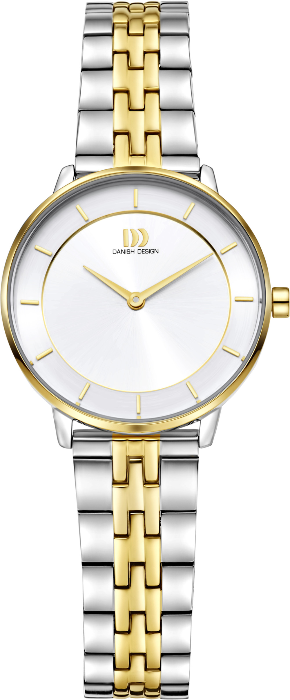 danish-design-pure-lana-two-tone-iv95q1294-dameshorloge-zilver-en-goudkleurig-30-mm