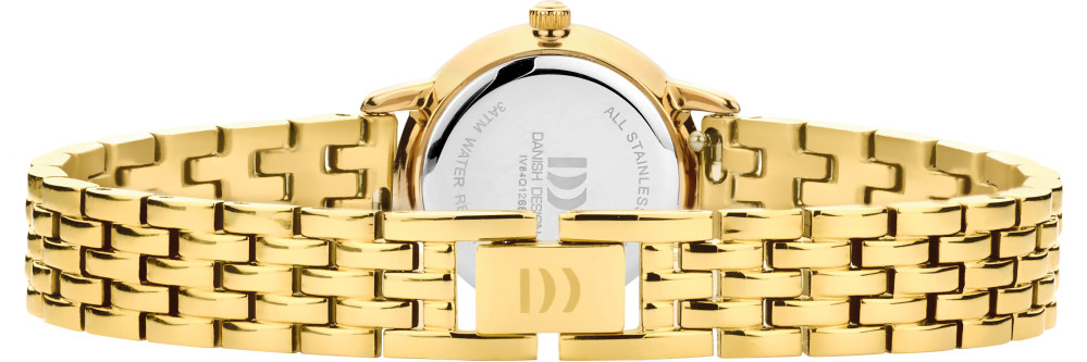 danish-design-tidlos-akilia-iv84q1268-dameshorloge-staal-goudkleurig-bruin-22-mm