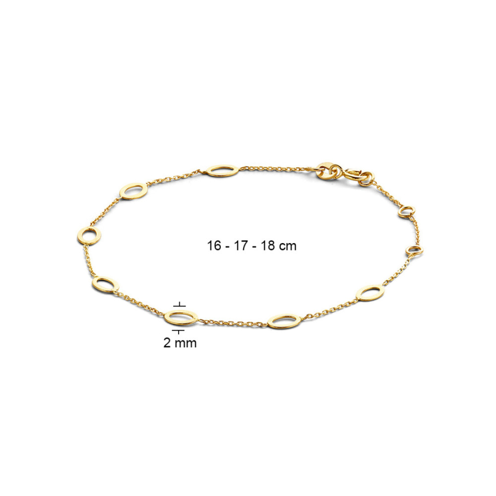 jackie-bahia-oval-gold-jkb21083-armband-ankerschakel-ovalen-geelgoud-14-karaat-lengte-17-18-19-cm