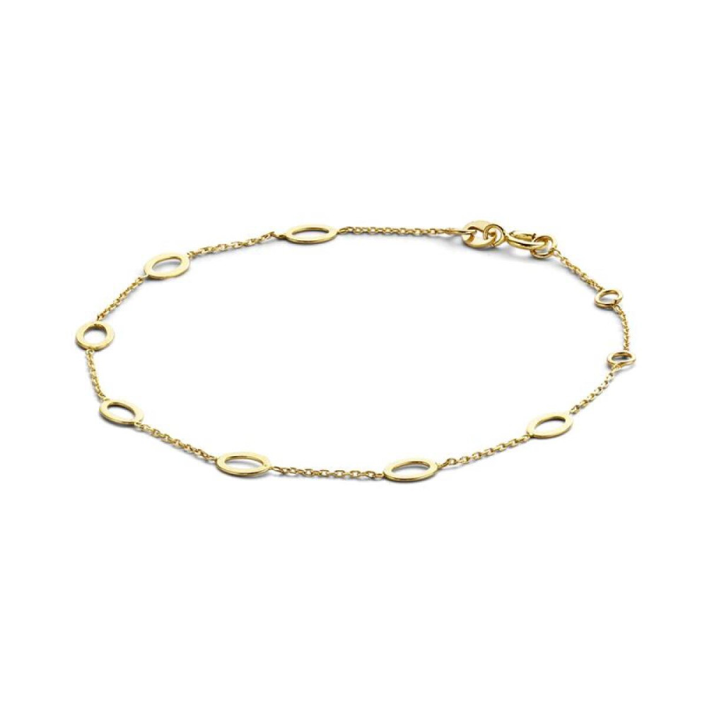 jackie-bahia-oval-gold-jkb21083-armband-ankerschakel-ovalen-geelgoud-14-karaat-lengte-17-18-19-cm