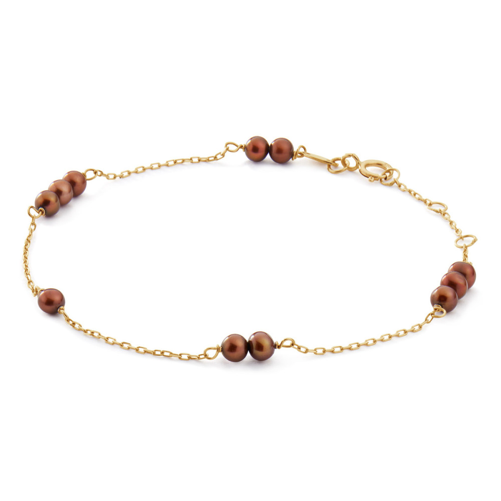 jackie-gold-baobab-jkb26-653-bruine-parel-armband-goud-14-karaat-3-mm-breedte-lengte-16-17-18-cm