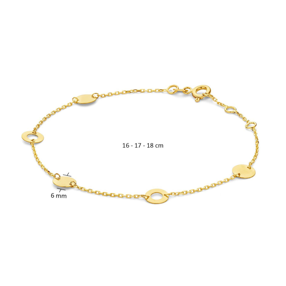 jackie-gold-barceloneta-jkb23302-schakelarmband-anker-cirkels-geelgoud-14-karaat-16-17-18-cm
