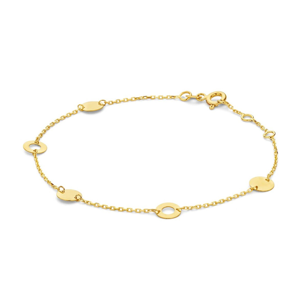 jackie-gold-barceloneta-jkb23302-schakelarmband-anker-cirkels-geelgoud-14-karaat-16-17-18-cm