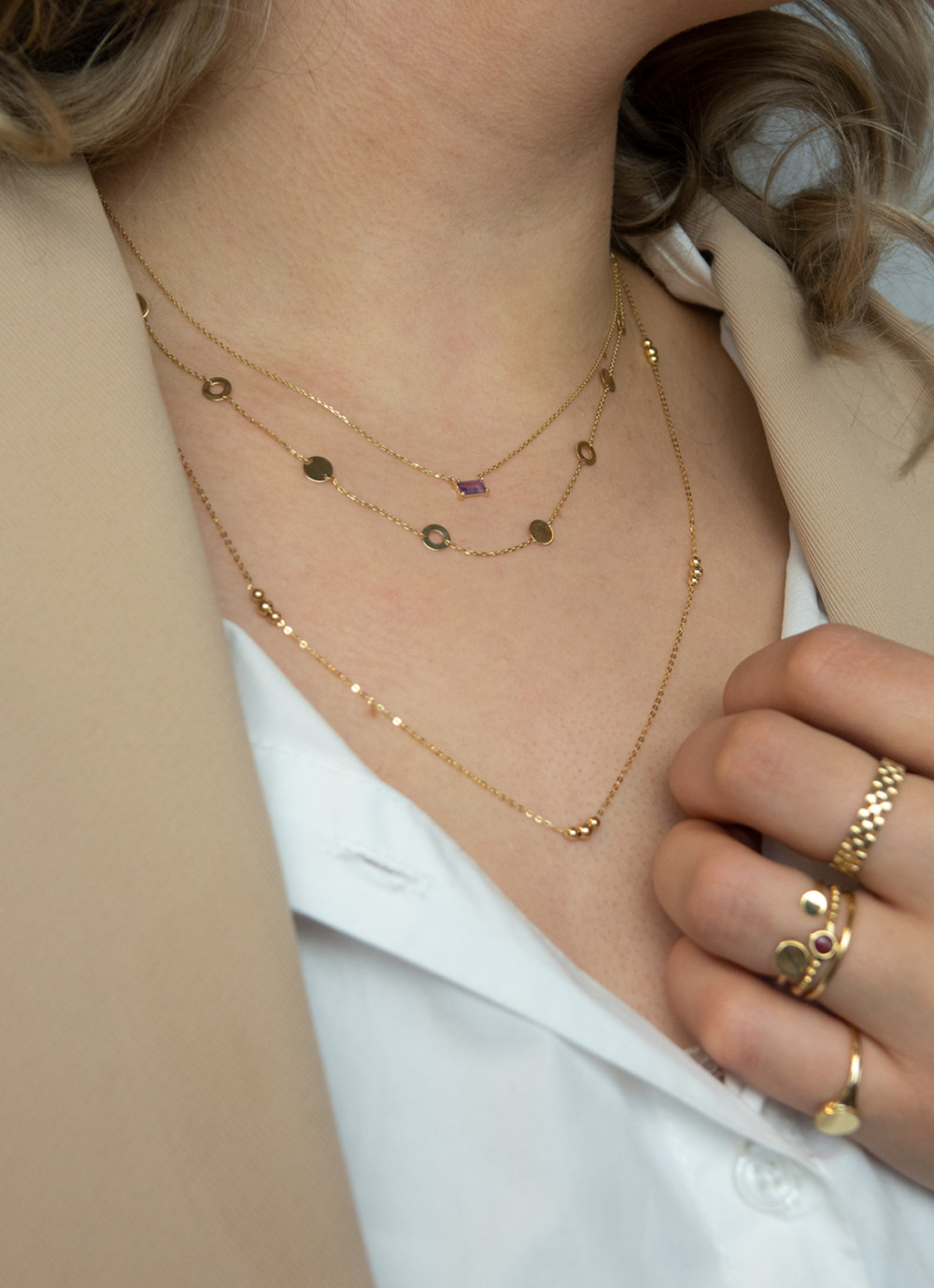 jackie-gold-barceloneta-jkn23302-ketting-discs-geelgoud-14-karaat-lengte-45-475-50-cm