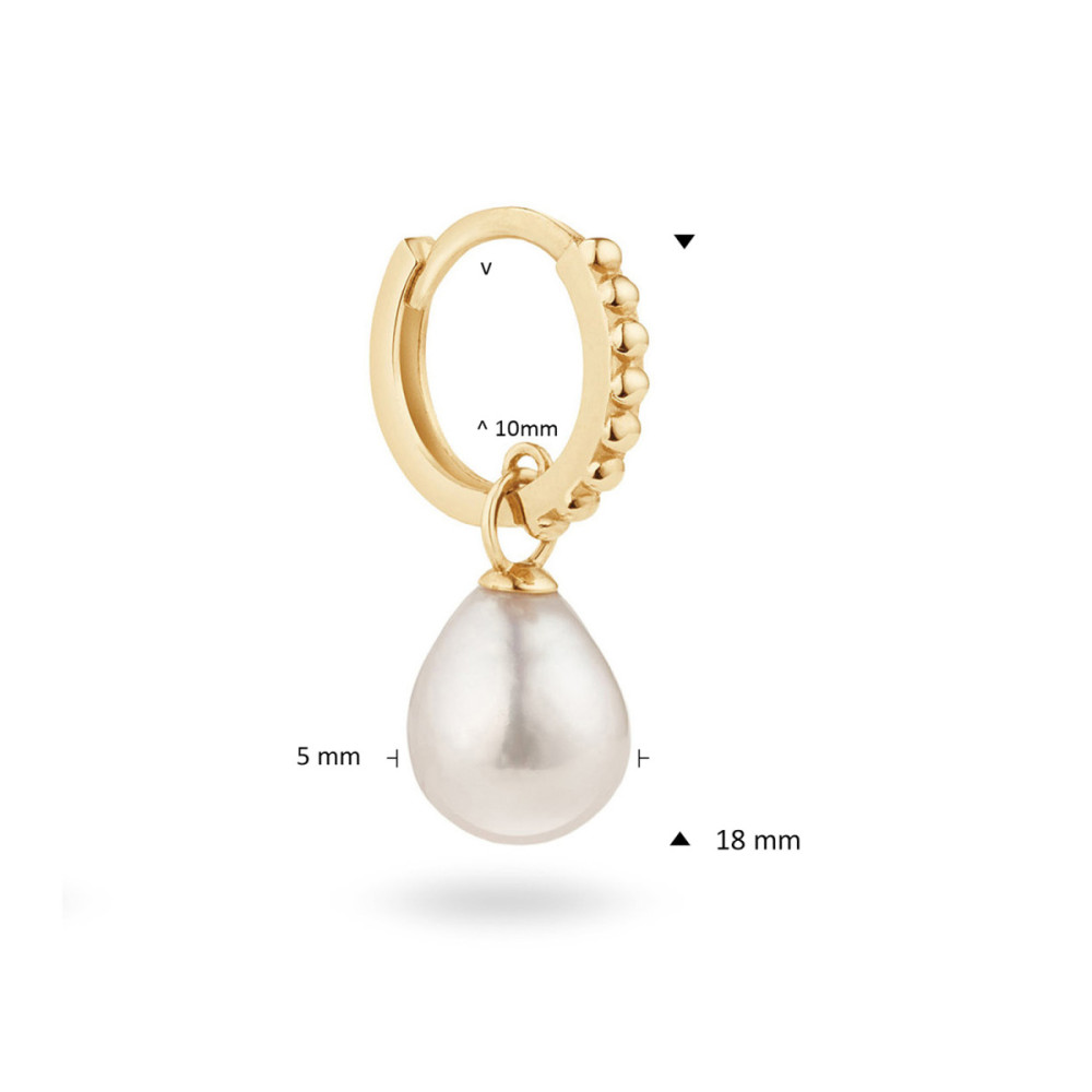 jackie-gold-camps-bay-jks26-625-oorring-14-karaat-goud-bolletjes-rand-en-witte-parel-hanger-per-stuk