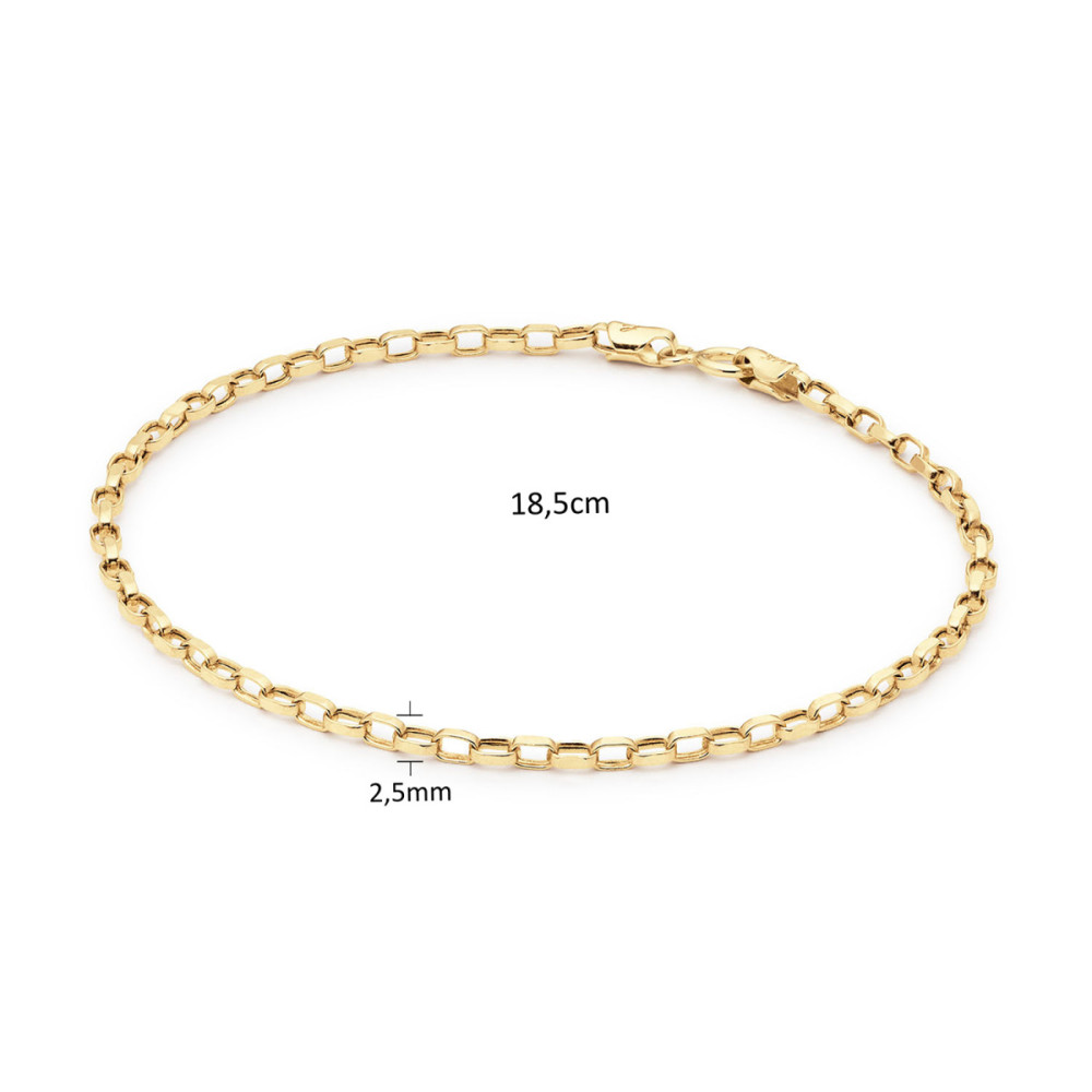 jackie-gold-cannes-jkb25505-armband-ankerschakel-geelgoud14-karaat-lengte-185-cm