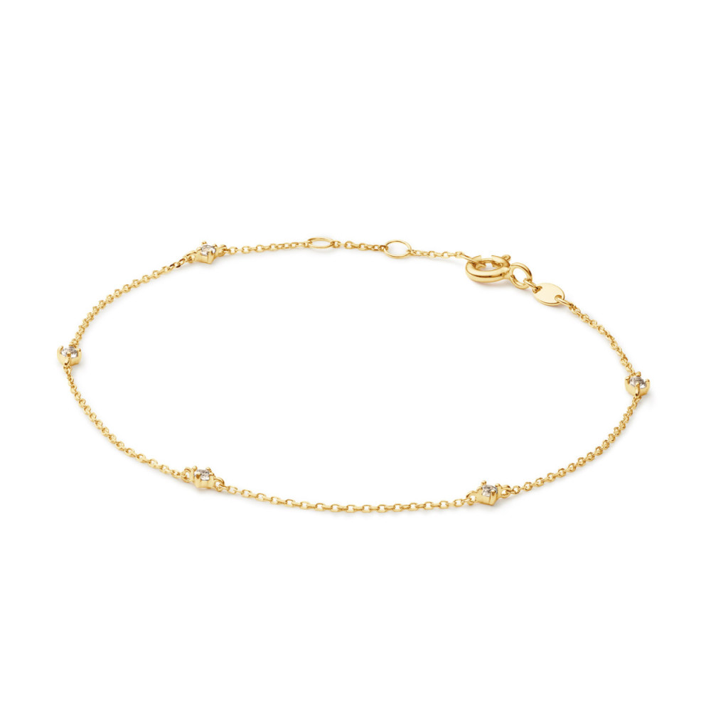 jackie-gold-celebration-jkb25585-armband-topaas-14-karaat-geelgoud-goudkeurig-transparant-16-17-18-cm
