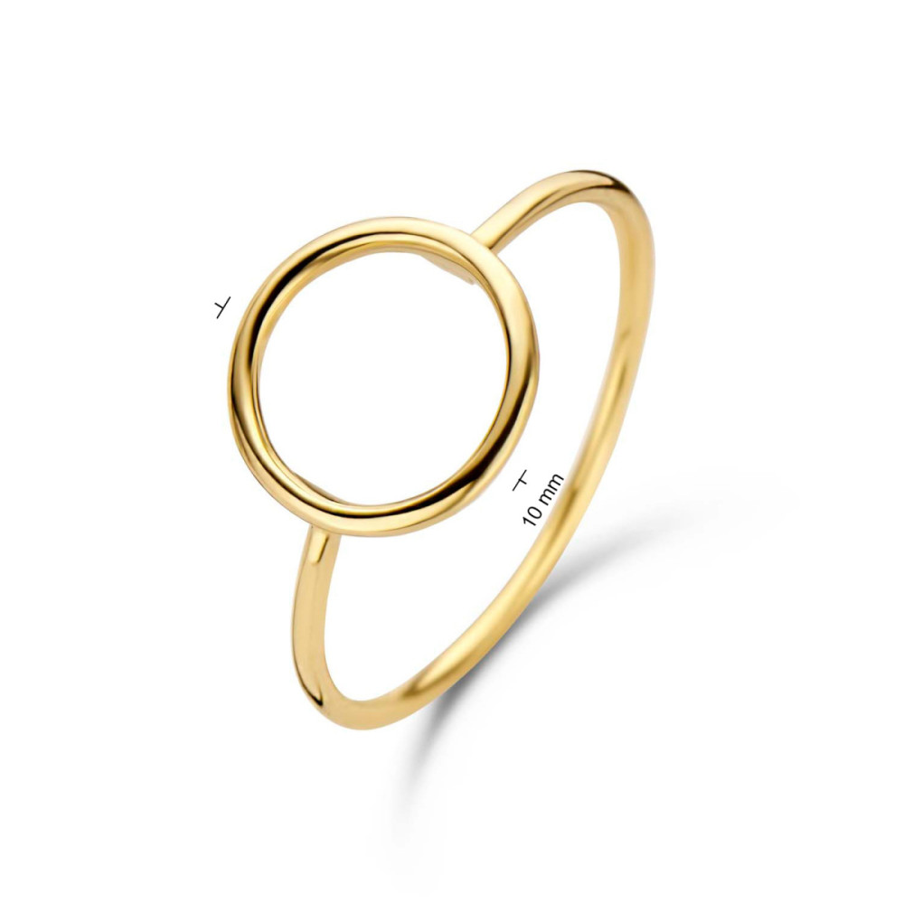 jackie-gold-circle-silhouette-jkr20-070-ring-14-karaat-goud-open-rondje-11-mm-breedte
