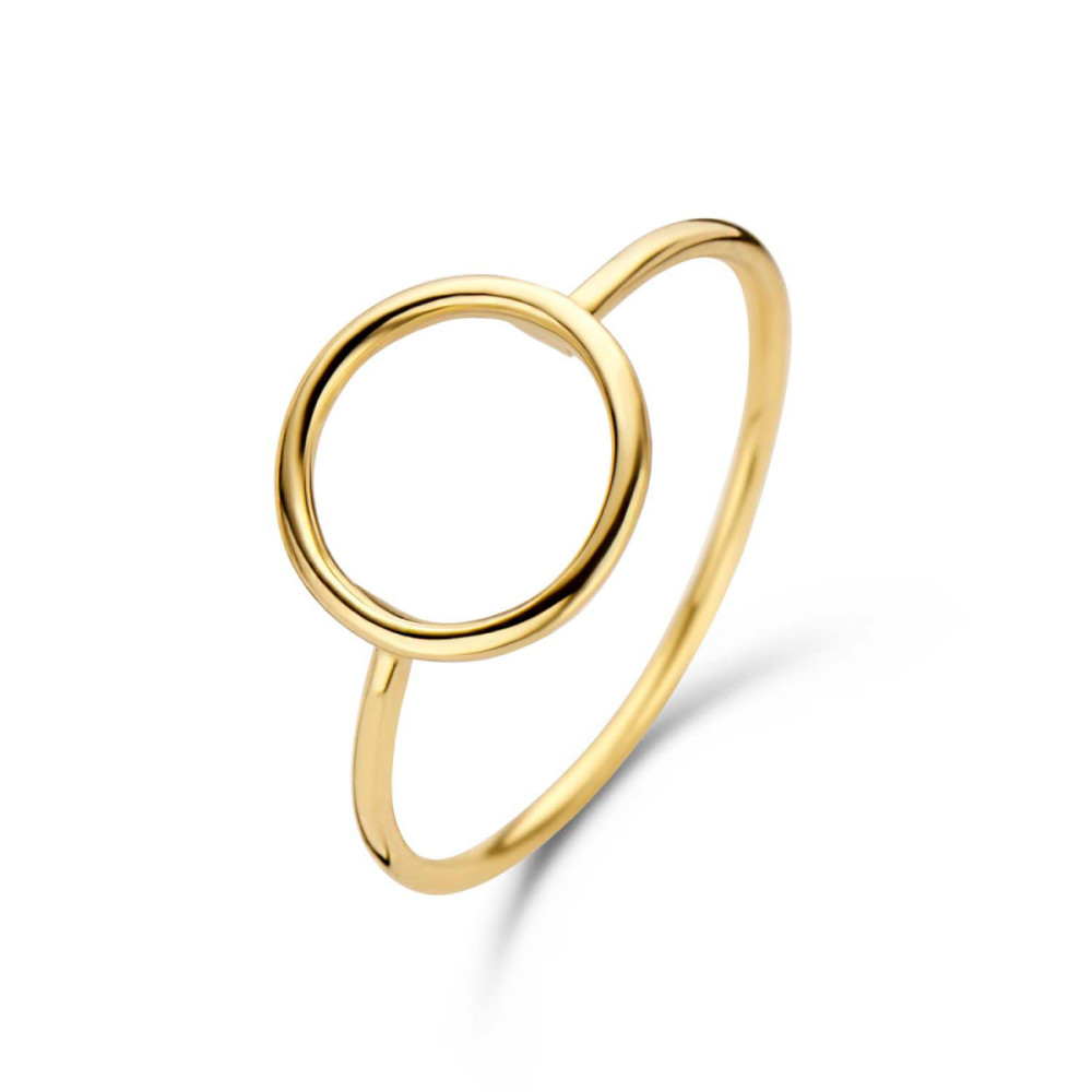 jackie-gold-circle-silhouette-jkr20-070-ring-14-karaat-goud-open-rondje-11-mm-breedte