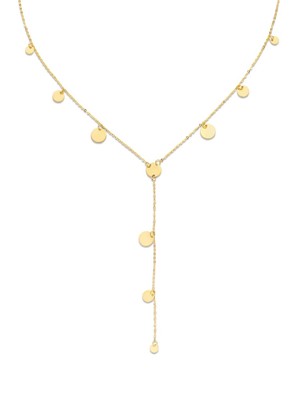 jackie-gold-dazzle-jkn20020-ketting-y-vorm-schijfjes-geelgoud-14-karaat-lengte-40-425-45-cm