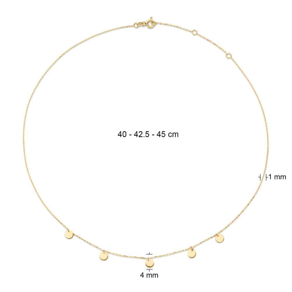 jackie-gold-discs-jkn20045-ketting-discs-geelgoud-14-karaat-lengte-40-425-45-cm
