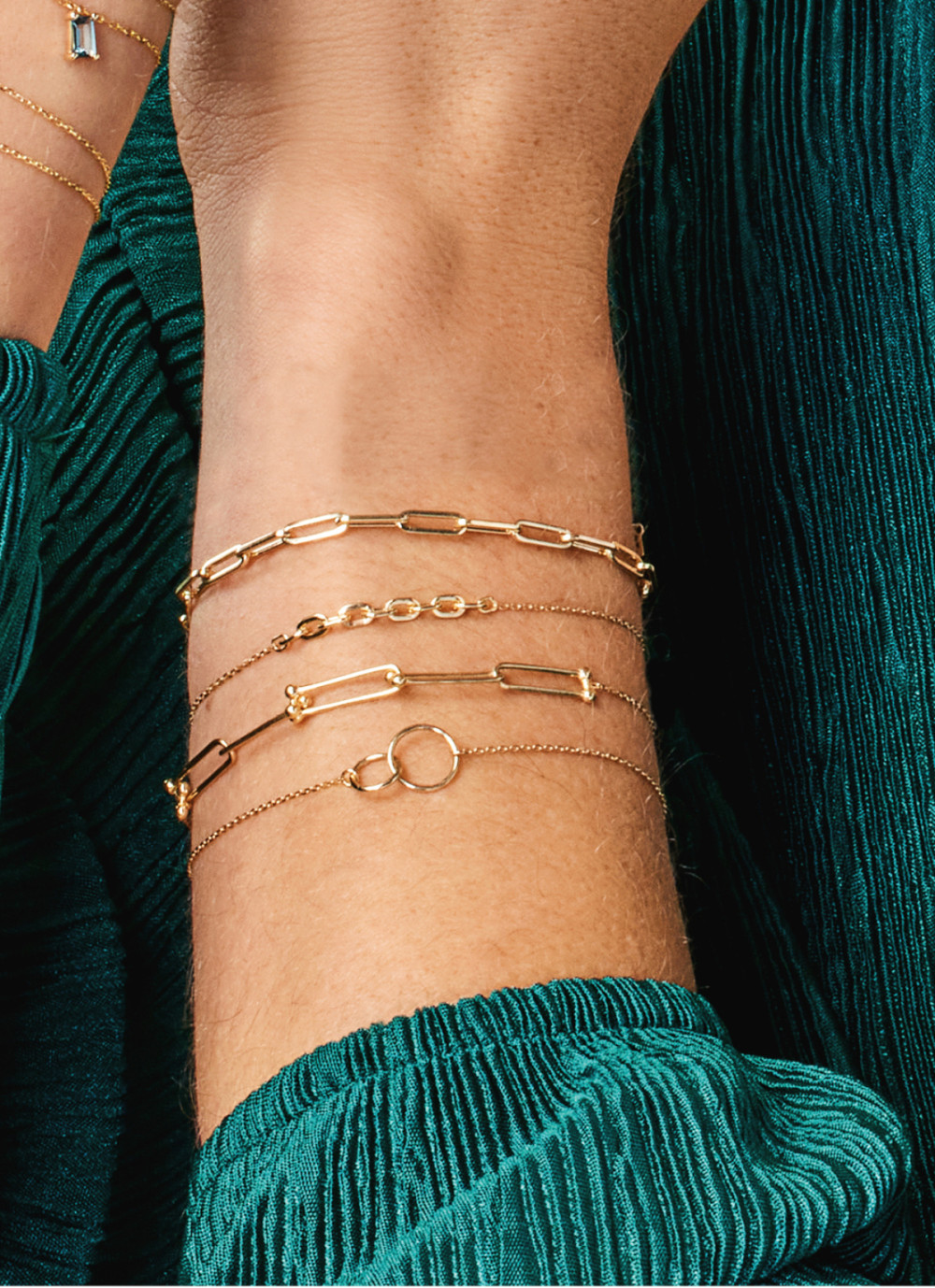 jackie-gold-double-circle-jkb22048-armband-verstrengelde-cirkels-geelgoud-14-karaat-lengte-16-17-18-cm