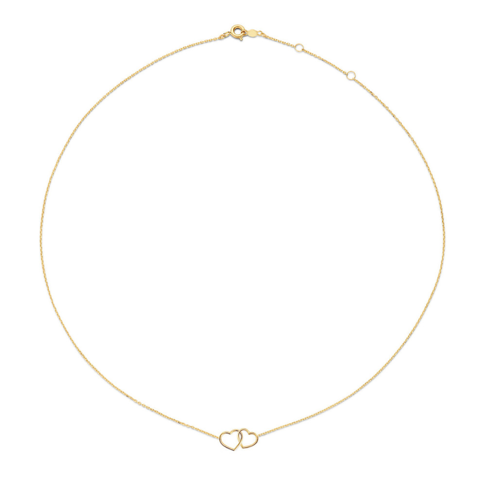 jackie-gold-double-heart-jkn23049-ketting-verstrengelde-hartjes-geelgoud-14-karaat-lengte-40-425-45-cm
