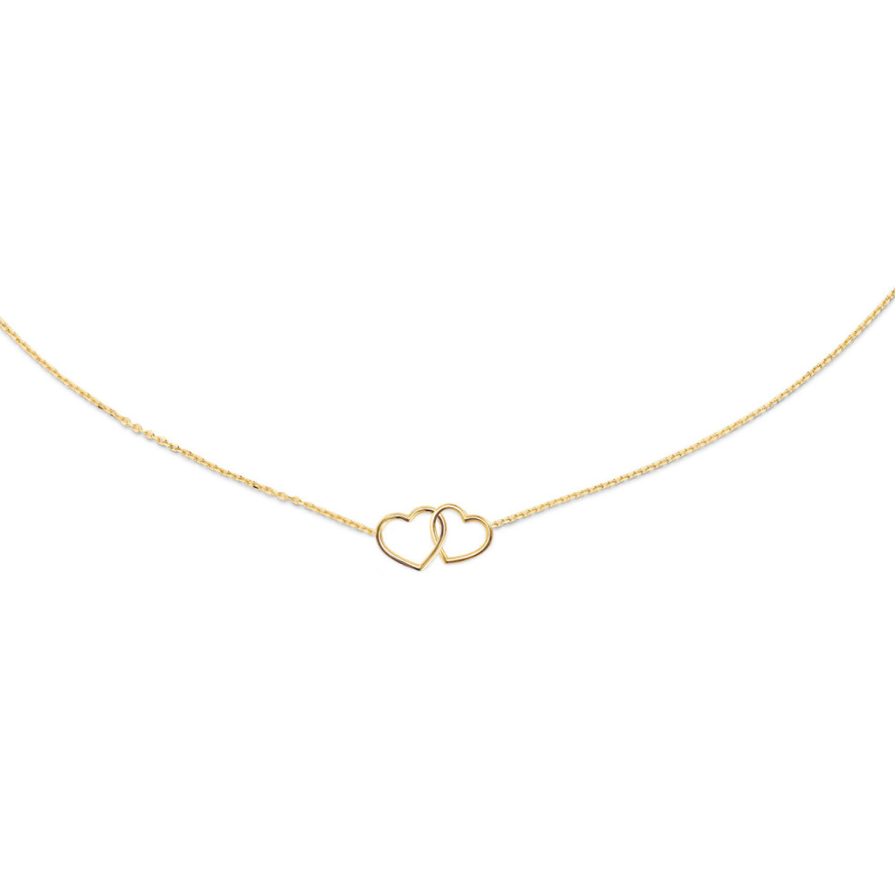 jackie-gold-double-heart-jkn23049-ketting-verstrengelde-hartjes-geelgoud-14-karaat-lengte-40-425-45-cm