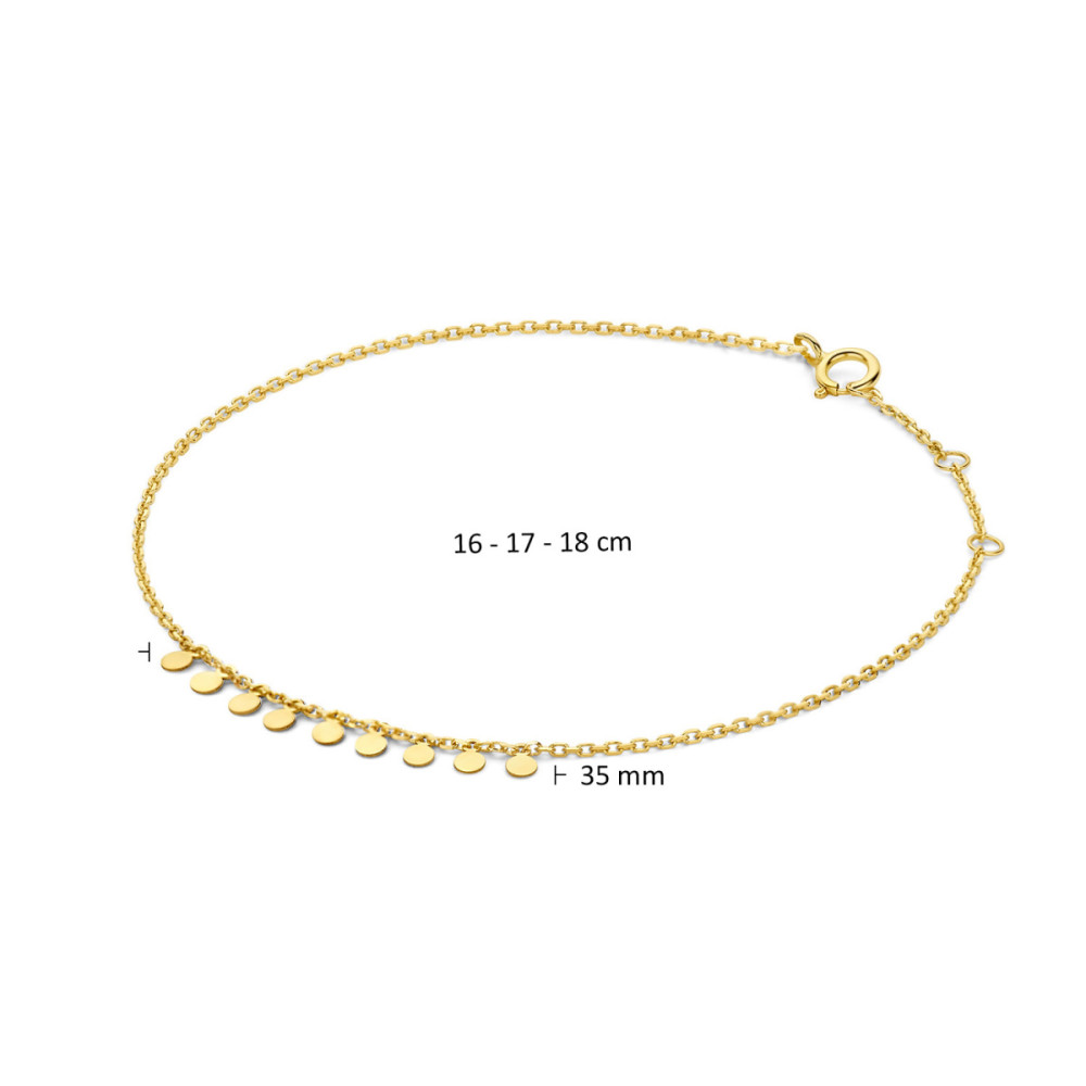 jackie-gold-jkb23352-armband-met-ronde-hangers-van-14-karaat-goud-lengte-16-17-18-cm