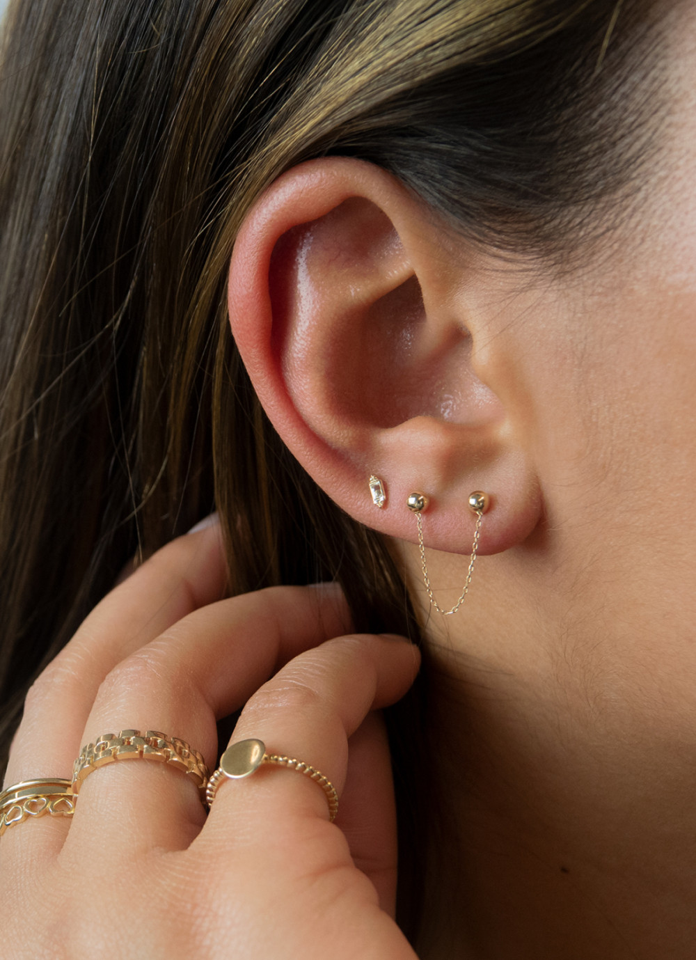 jackie-gold-jke22266-oorstekers-14-karaat-goud-en-rechthoekige-transparante-topaas-5-mm-x-2-mm