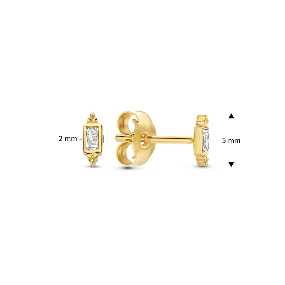 jackie-gold-jke22266-oorstekers-14-karaat-goud-en-rechthoekige-transparante-topaas-5-mm-x-2-mm