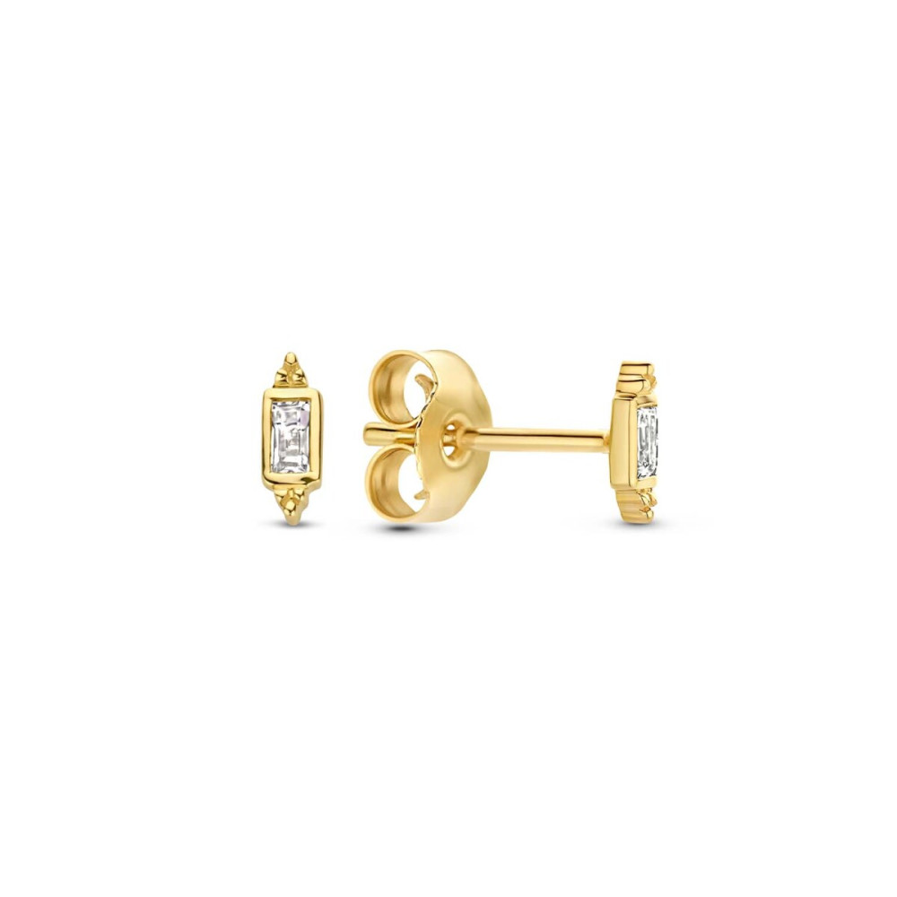 jackie-gold-jke22266-oorstekers-14-karaat-goud-en-rechthoekige-transparante-topaas-5-mm-x-2-mm