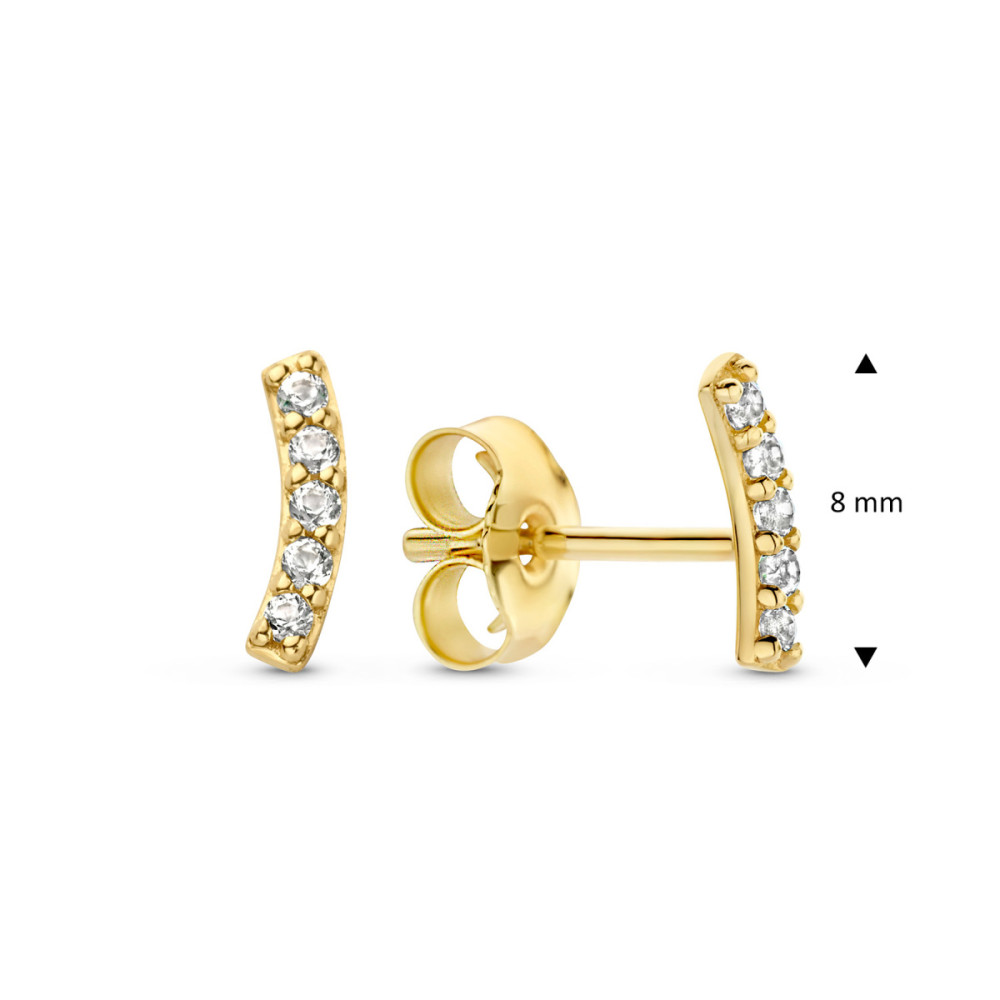 jackie-gold-jke22269-gebogen-oorstekers-14-karaat-goud-transparante-topaas-8-mm-hoog