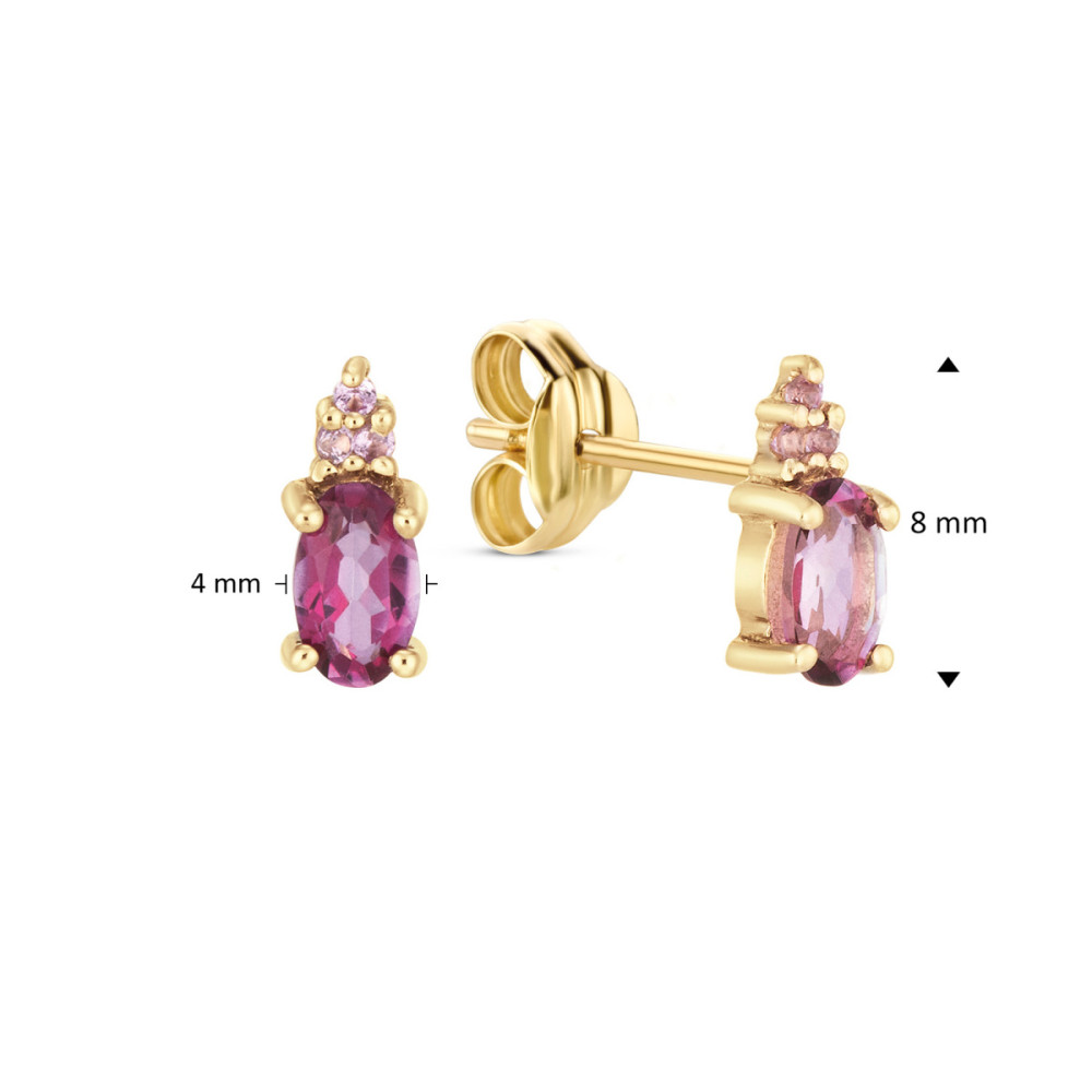 jackie-gold-jke24450-roze-oorknopjes-van-topaas-en-14-karaat-goud-8-mm-hoog