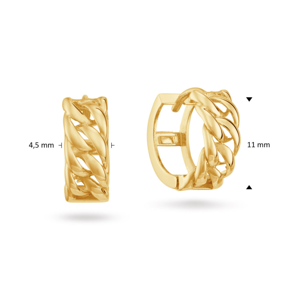 jackie-gold-jke25574-oorringen-van-met-14-karaat-gouden-gourmet-schakels-11-mm-x-45-mm