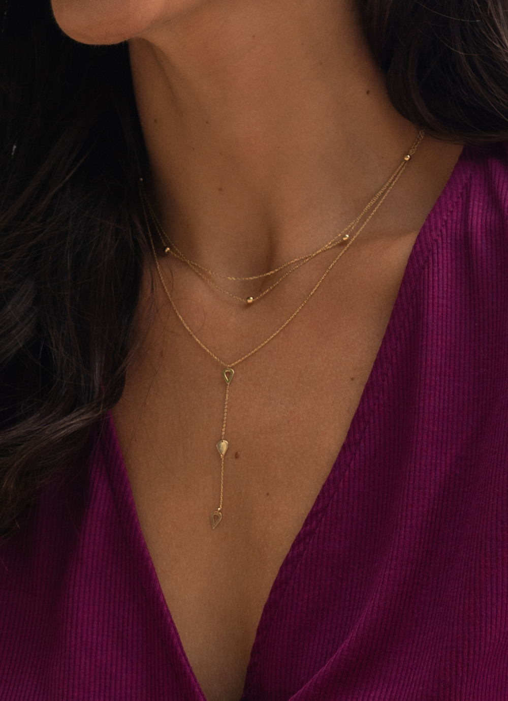 jackie-gold-jkn23-351-dubbele-ketting-van-14-karaat-gouden-bolletjes-lengte-38-40-42-cm