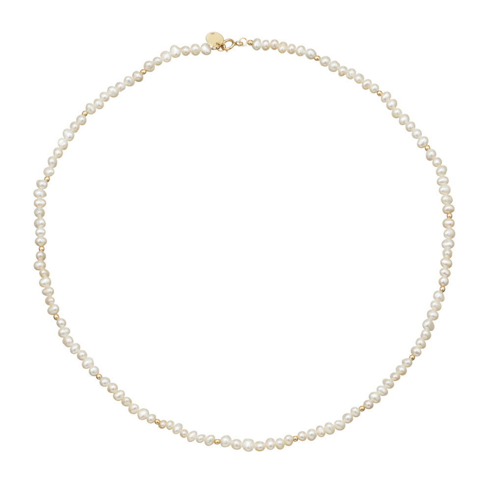 jackie-gold-jkn24-408-parel-ketting-van-14-karaat-goud-4-mm-lengte-42-cm