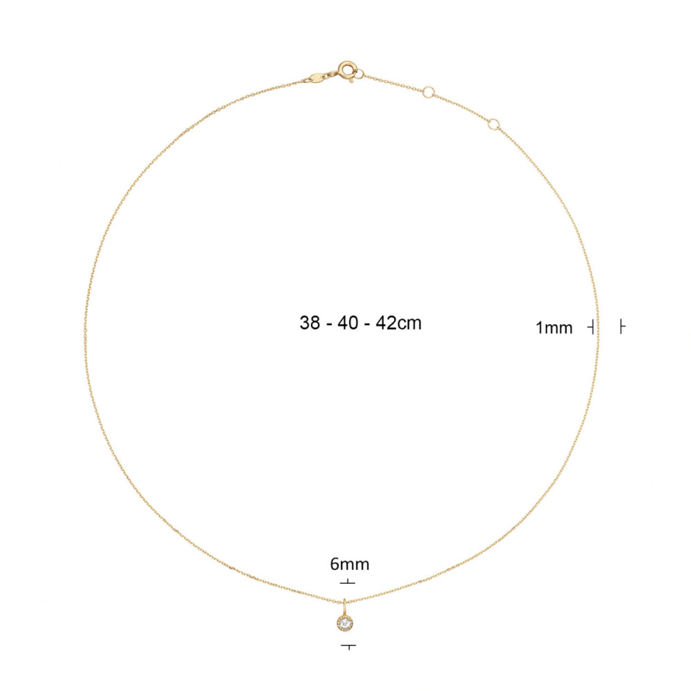 jackie-gold-jkn25-511-ketting-van-14-karaat-goud-met-ronde-topaas-en-bewerkte-rand-lengte-38-40-42-cm