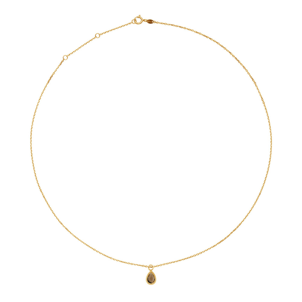 jackie-gold-jkn25-561-ketting-van-14-karaat-goud-met-peer-geslepen-rookkwarts-lengte-40-45-cm